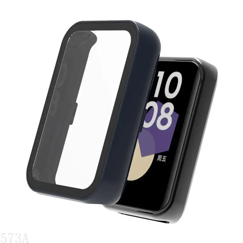 573A Reloj Case protección carcasa con película Protector pantalla adecuada para banda 9