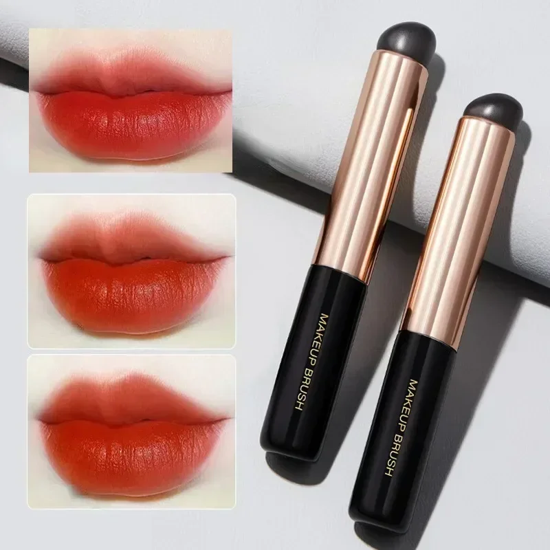 Silicone Lip Brush Angled Concealer Makeup Brush Tool Portable Round Head Like Fingertips Q Soft Lipstick Concealer Brush
