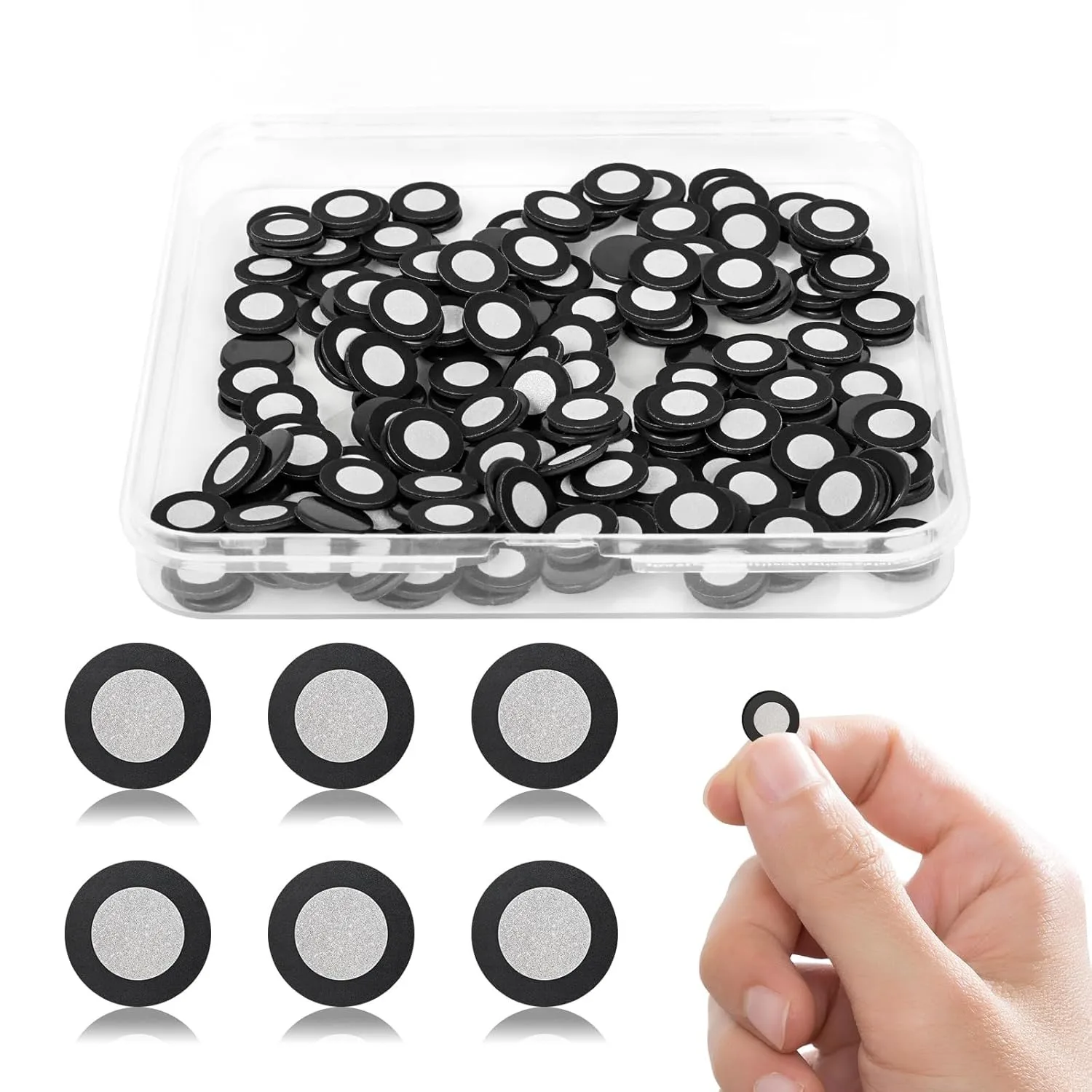 100-500 Stück 3D-Scanner-Marker, 3D Magnetische Tracking-Punkte zum Scannen, Diffus Reflektierende Positionierungsziele 6,0 mm Außendurchmesser 10 mm – Detail 3