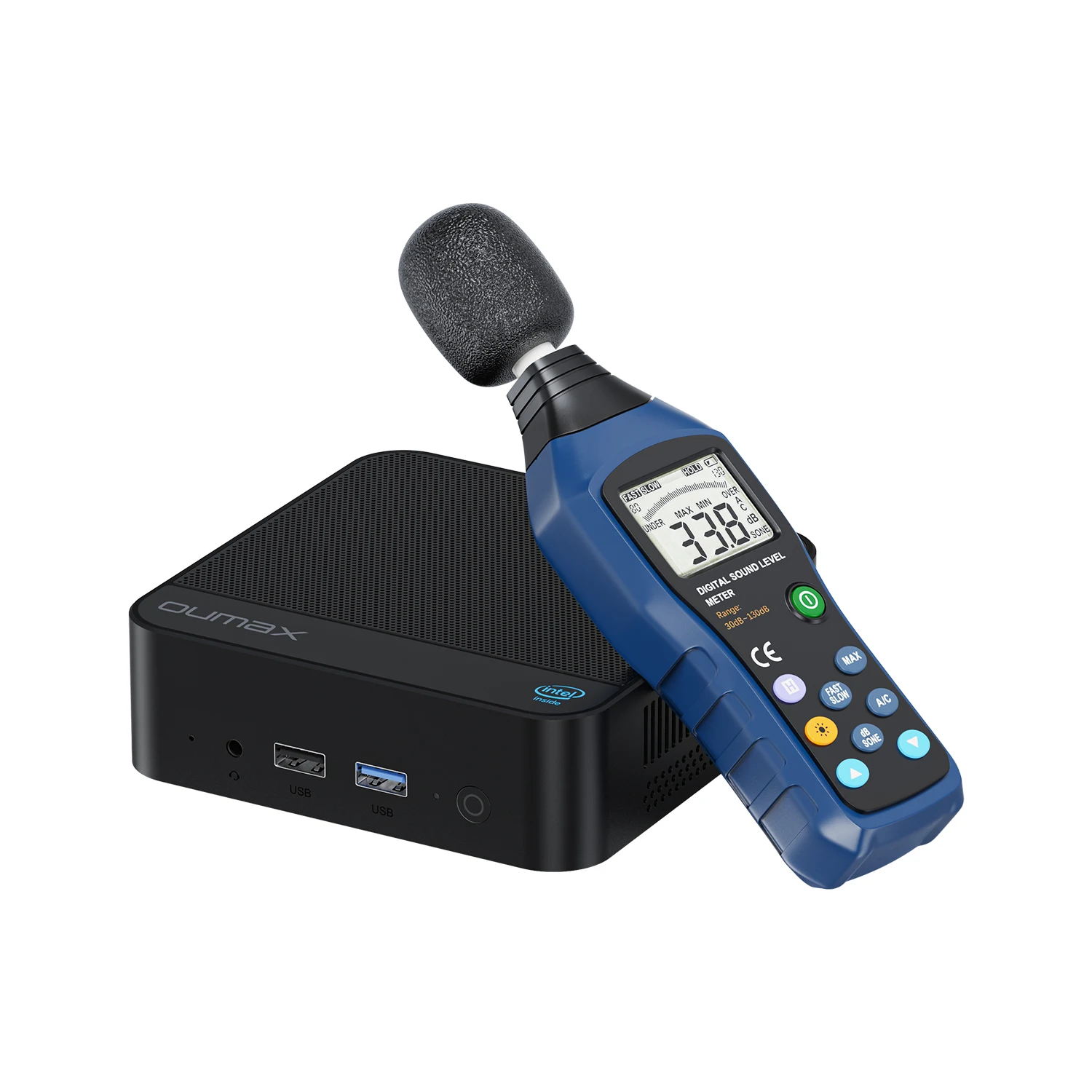 كمبيوتر OUMAX Alder Lake N95 8GB DDR4 256GB NVMe SSD Windows 11 Pro 4K HDMI 2.0 WIN11 VS J4125, GK Mini, GK3V