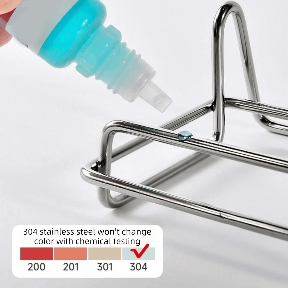 

304 Stainless Steel Pot Rack Rustproof Moisture-proof Cutting Board Holder Vertical Space Saving Record Organizer Cabinet