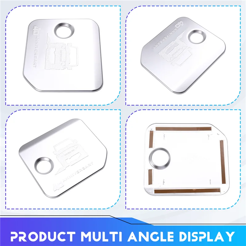 

40Th Anniversary Emblem Sticker Fuel Tank Cover Set For Toyota Land Cruiser 70 Series LC76 LC79 LC78 LC75 Accessories