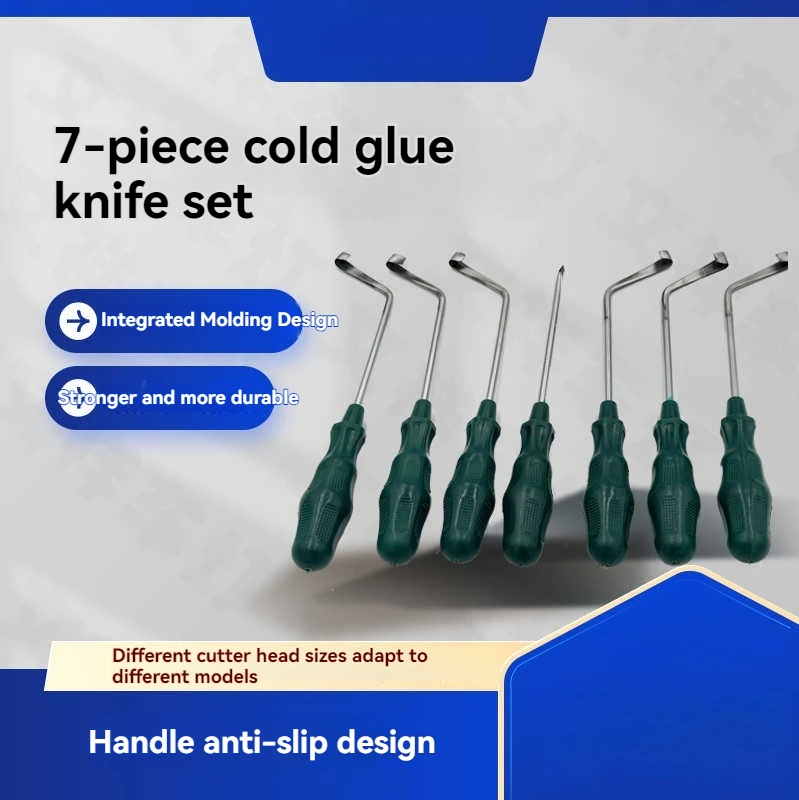 7PCS/Set Open Headlight Tool Cold Glue Tool Knife For Removing Cold Melt Glue Sealant From Car Headlamp