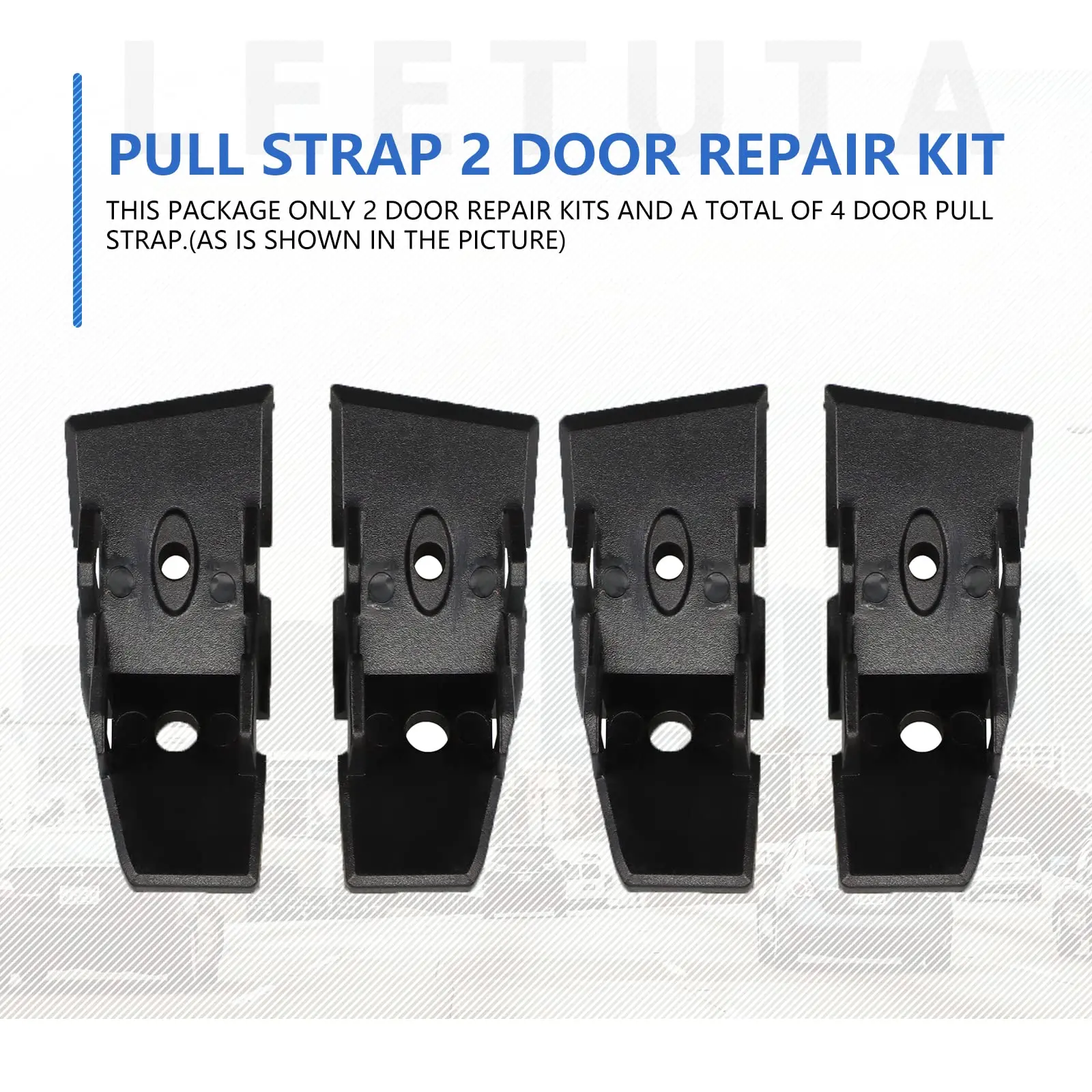 Car Pull Strap 2 Door Repair Kits Compatible with 2003-2011 Lincoln Town