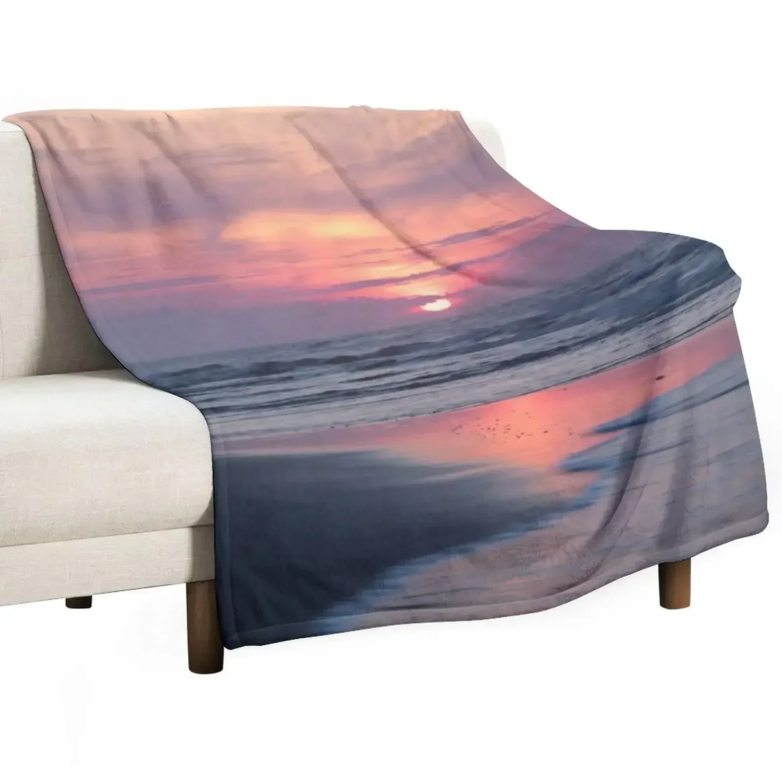 LBI Sunrise Throw Blanket Sofas Luxury Designer Decorative Beds Furry Soft Plaid Heavy Blankets