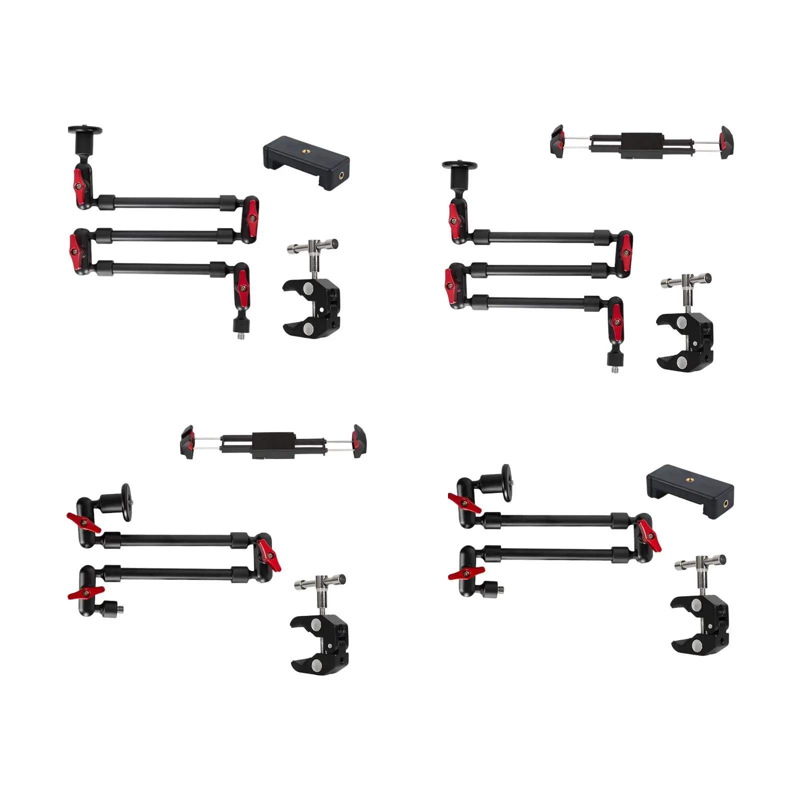 Flexible Arm Mounts Articulating Arm Mount for DSLR Camera Live Streaming
