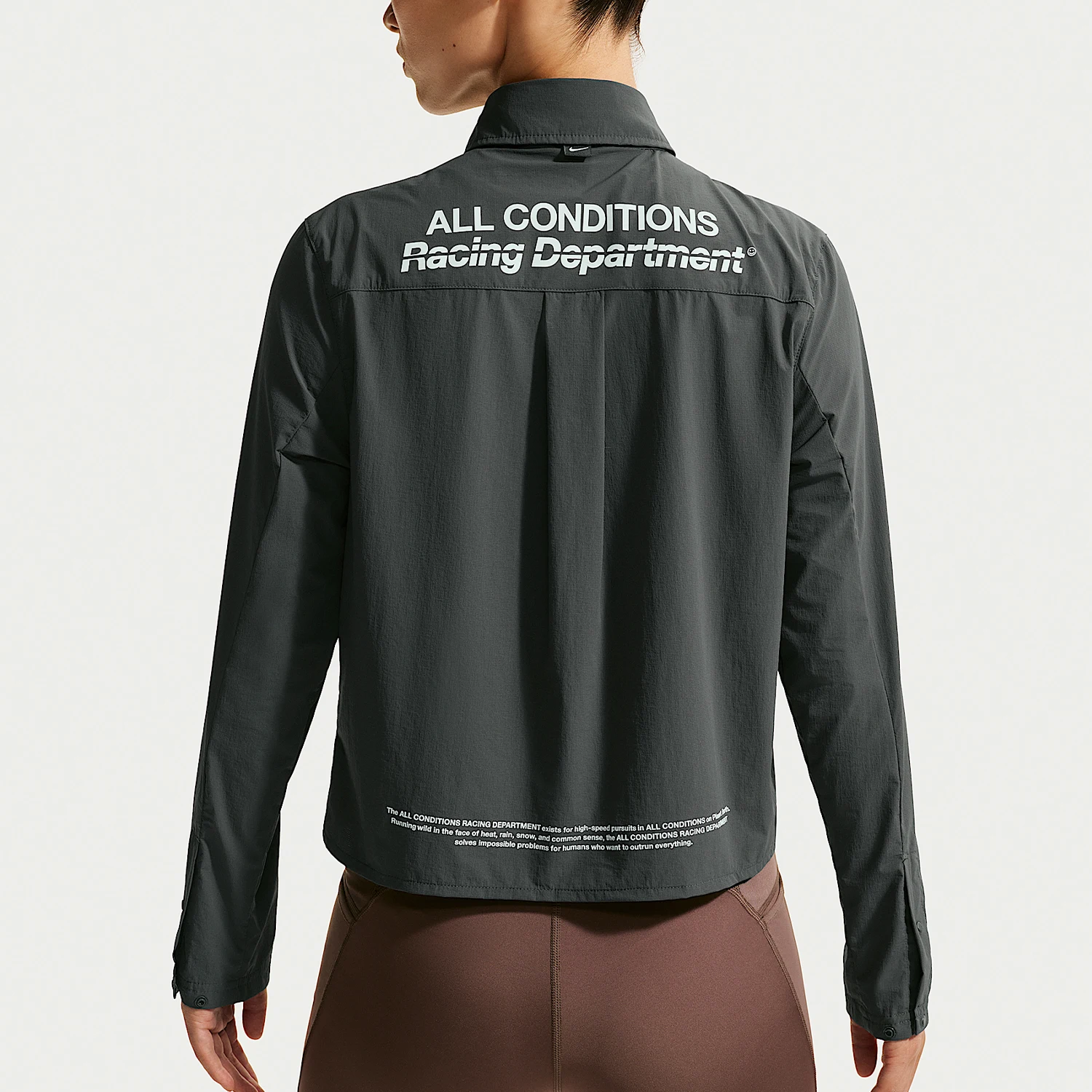 Nike genuine ACG series women's fashionable casual lapel long sleeved jacket IU8153-070