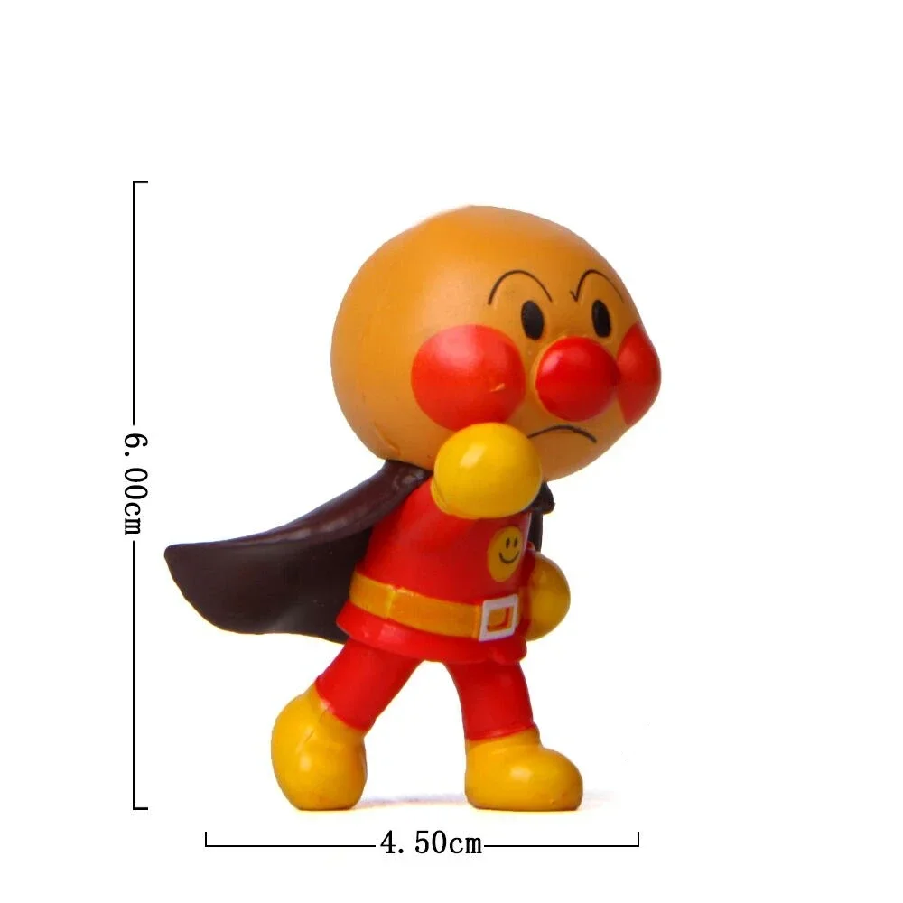 Anime Anpanman Action Toy Figures 3-6CM