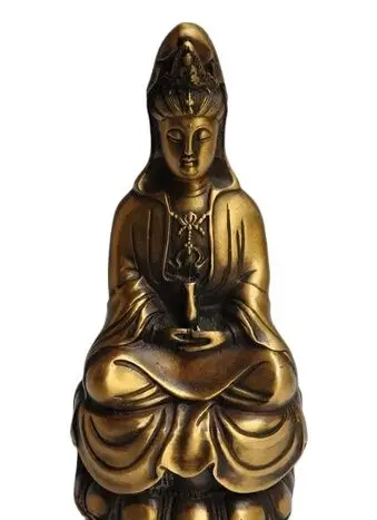 

Фотостудия 22 см, 9 дюймов, стандартное сиденье, лотос, Кван-инь, фотостатуя Будды 21 см