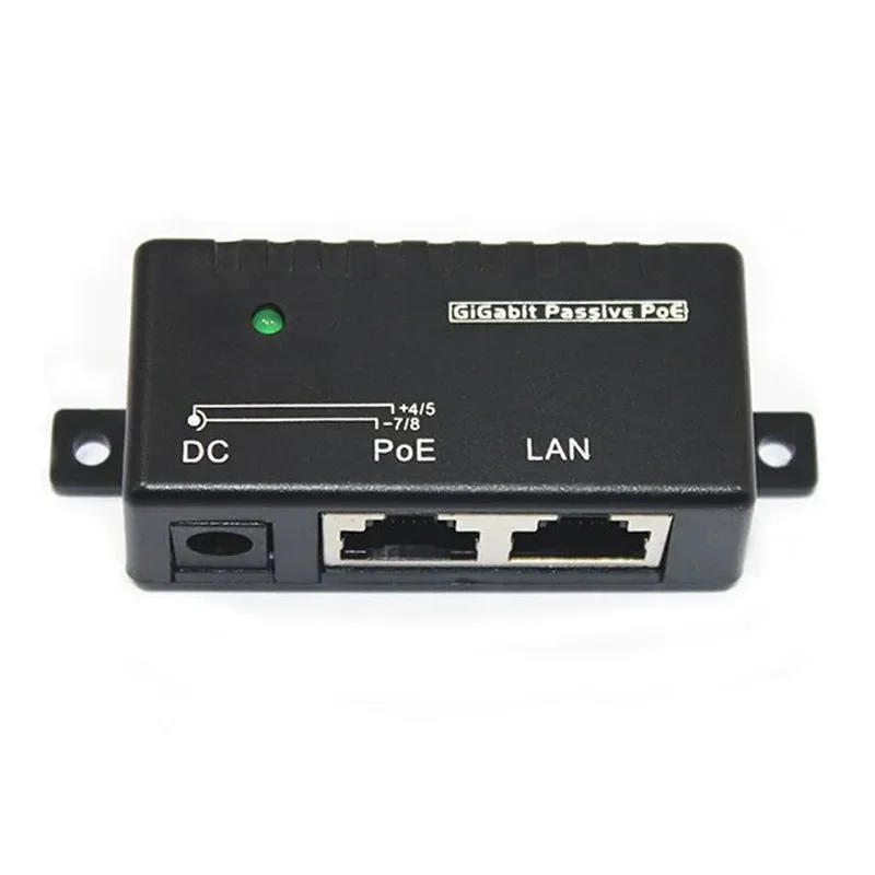 12V 24V 48V/1A POE Passieve Injector Power Splitter voor IP Camera POE Mount power Adapter Module Accessoires Voeding