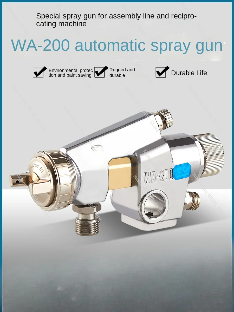 Reciprocator Nozzle Assembly Line Paint Spraying Gun WA-200 Automatic Paint Spray Gun Paint