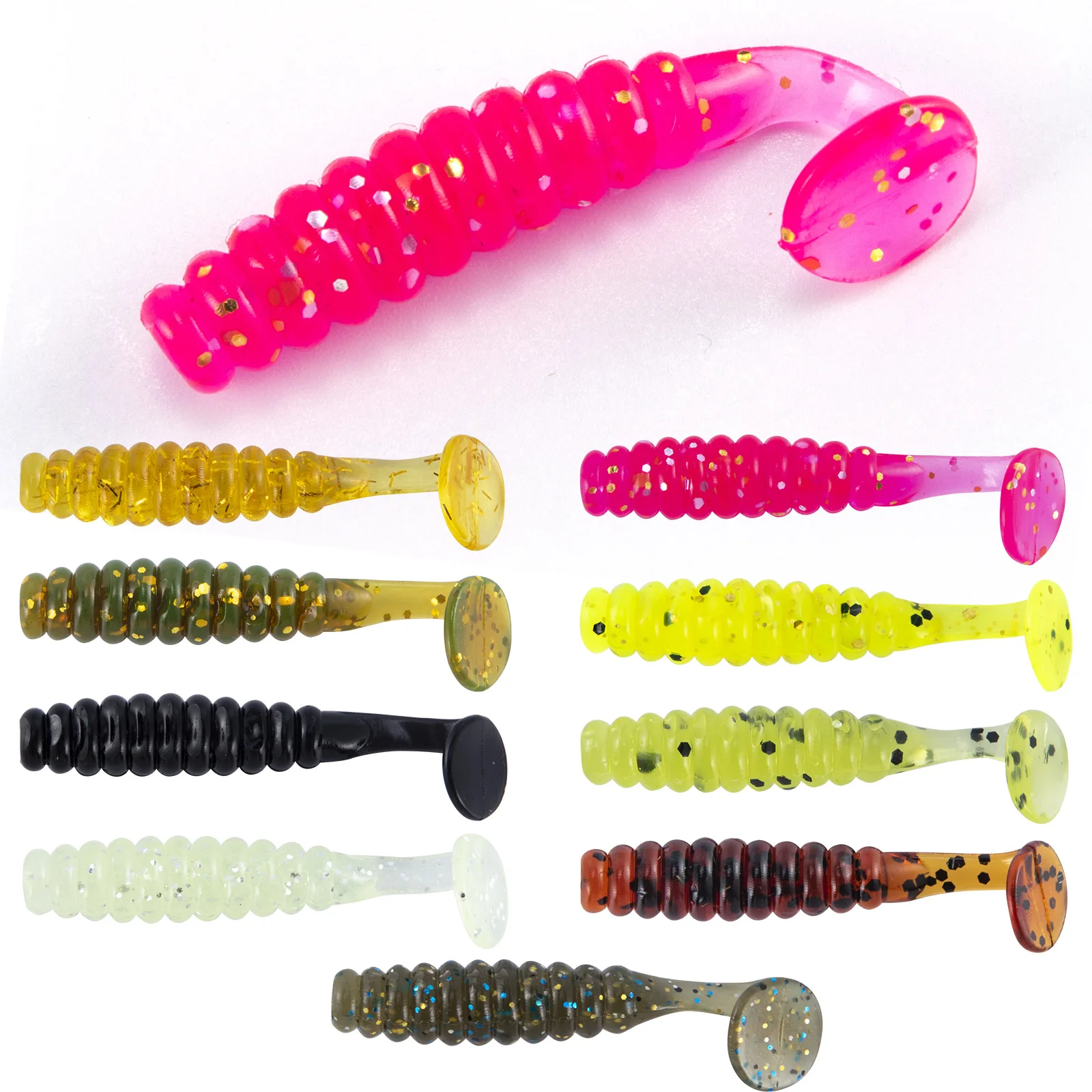 dr-peixe-10pcs-paddle-tail-pesca-plastico-macio-isca-40mm-swimbaits-isca-de-crappie-para-Agua-doce-Agua-salgada-baixo-bluegill-panfish