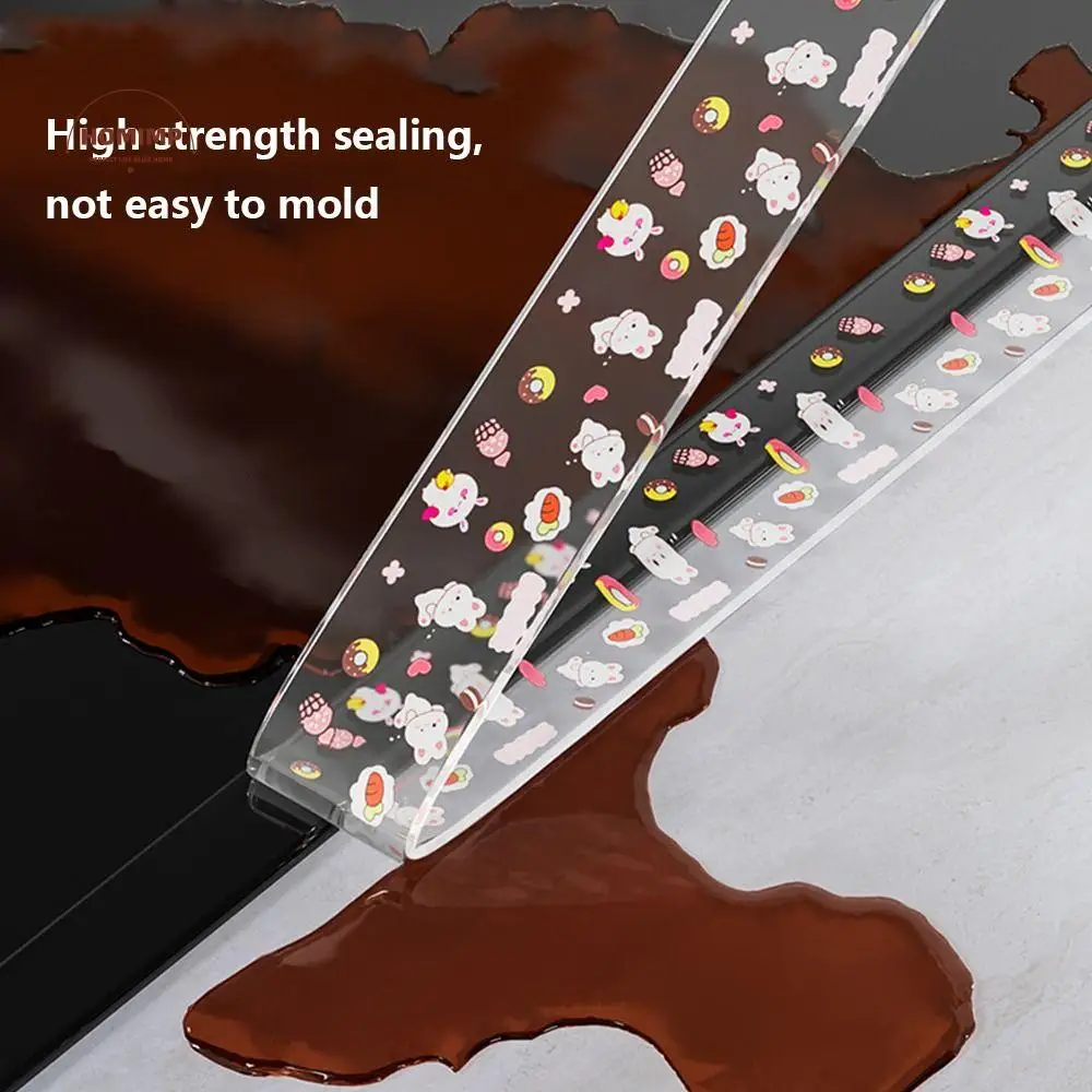 

Self Adhesive Kitchen Sink Waterproof Sticker Mildew Strong Waterproof Sealing Strip Tape Printed Thickened Mould Proof Tape