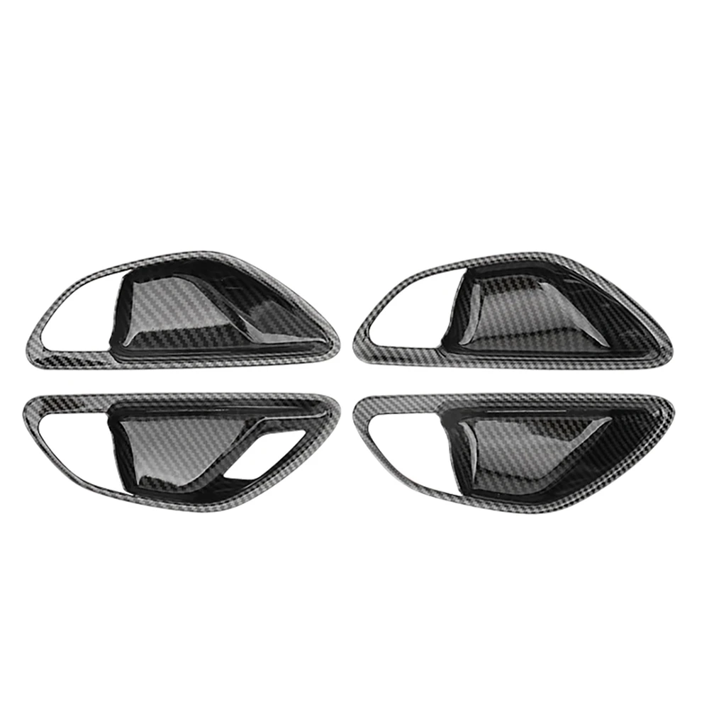 

Carbon Fiber Car Door Handle Bowl Cover Trim for Mercedes Benz C E GLC Class W205 X253 GLC260L E3000L C200L 15-21 LHD