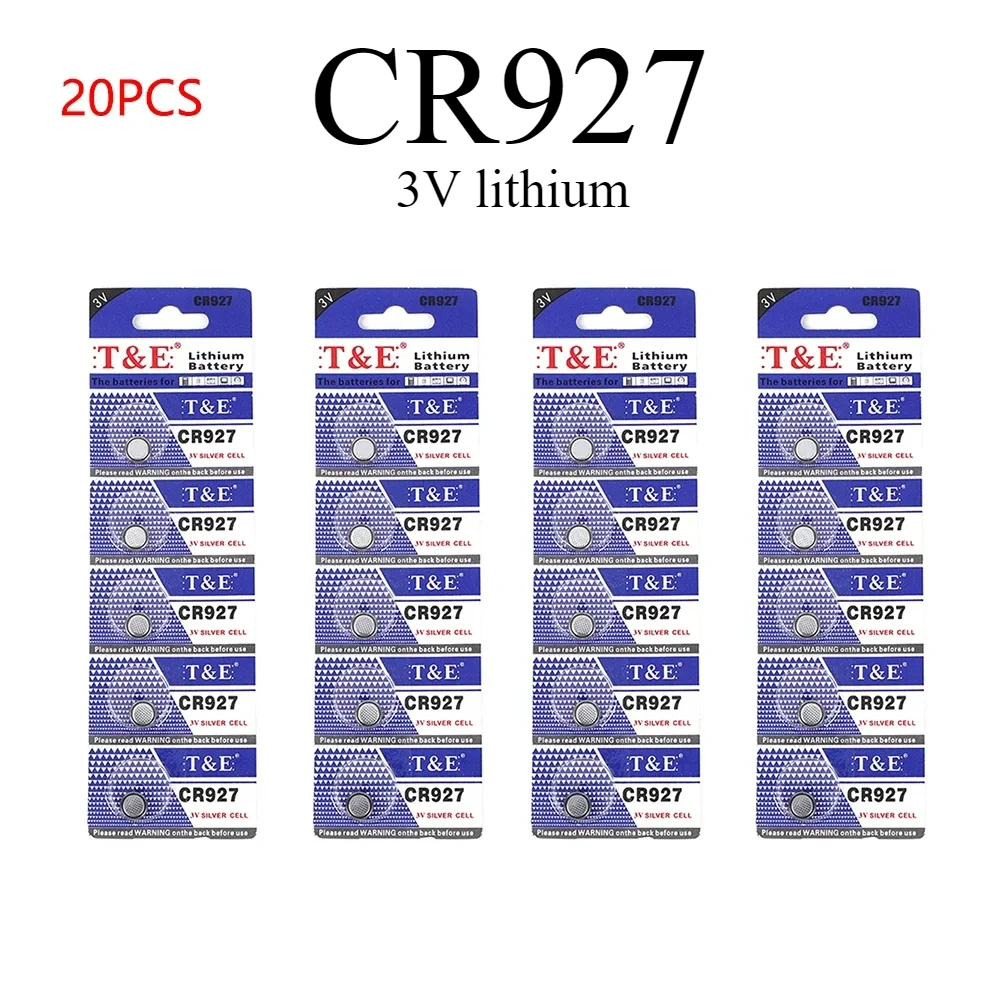 3V Lithium Batteries CR927 CR 927 For Remote Control Laser Light Toy Clock Watch DL927 BR927 BR927-1W CR927-1W Button Coin Cells