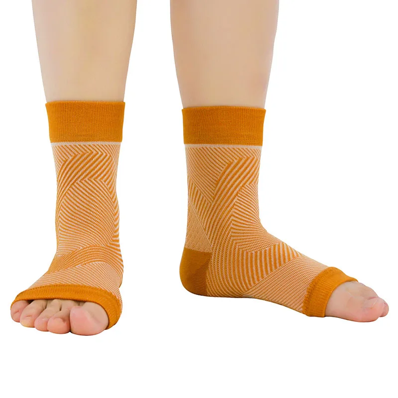 1Pair Compression Ankle Brace For Plantar Fasciitis Ankle Support Anklet For Feet Elastic Yoga Dance Exercise Tendonitis Relief