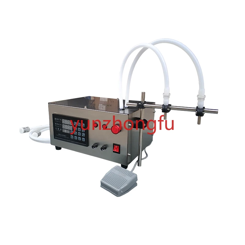 Small 2-head CNC liquid filling machine wine lotion cleaning agent beverage high-precision automatic filling machine