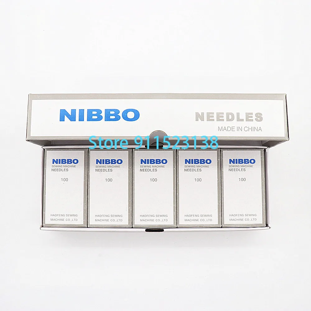 500 Pcs Genuine NIBBO Embroidery Needle DBXK5 65/9 70/10 75/11 80/12 90/14 For Tajima Barudan SWF China Embroidery Machine