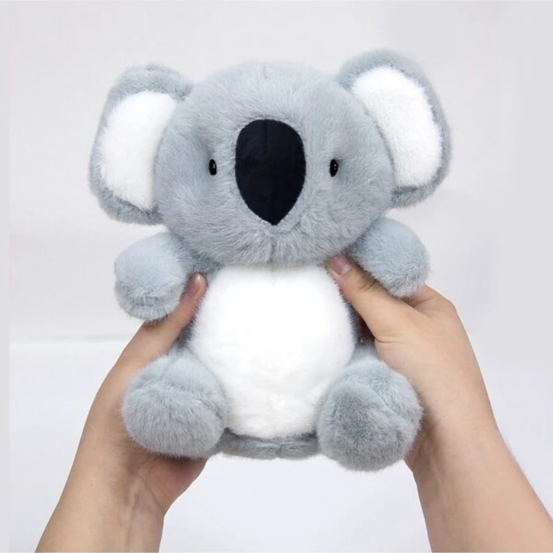 New Soft Realistic Koala Plush Toy Huggable Stuffed Dolls Xmas Plushies Figure Cute Gifts Prop for Kid Christmas Birthday Gift