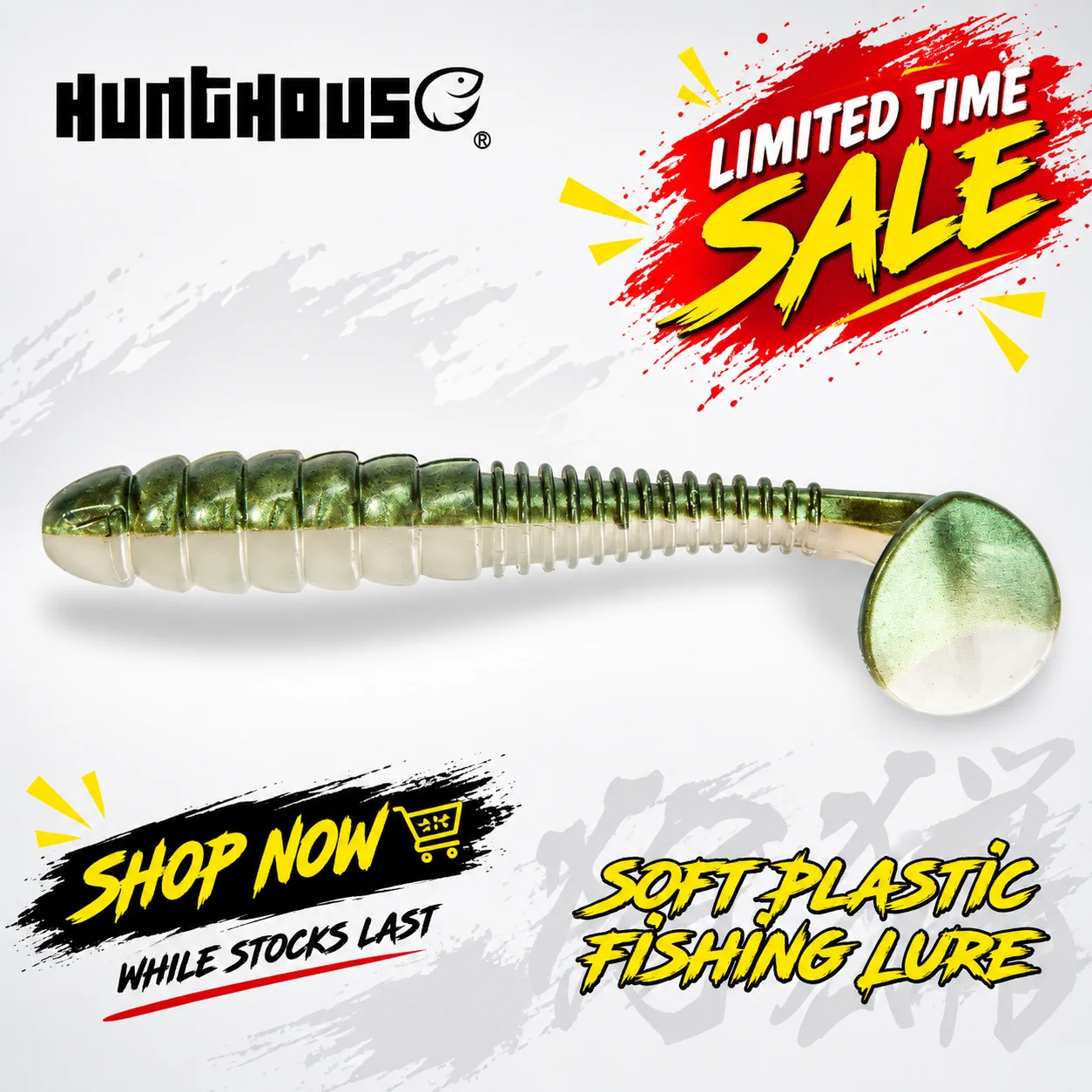 Hunthouse Silicone Shad 95mm 7g Soft Plastic Fishing Lures Easy Shiner Paddle Tail Swimbaits For Bass Pike Perch Fishing Tackle