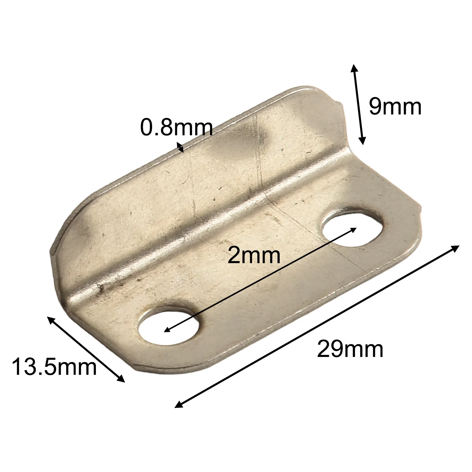 Piastra di presa per cassetto Prestazioni di lunga durata Piastra di chiusura per cassetto ad angolo retto in metallo per ufficio domestico (10 pezzi)