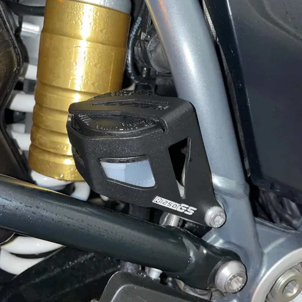 

For BMW R1200GS R1250GS R1250 GS R 1200 GS Adventure LC HP Rear Brake Reservoir Guard Oil Tank Protector Cover R 1200 R1250 R/RS