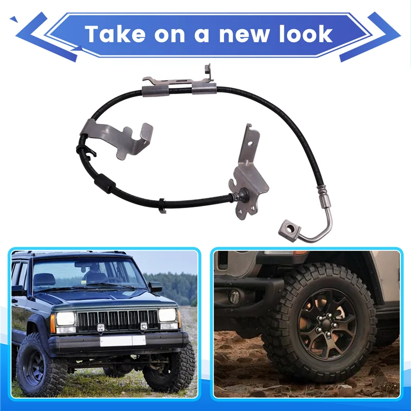 

Front Left Brake Hose Line 68282443AH For Jeep Wrangler 2018-2019