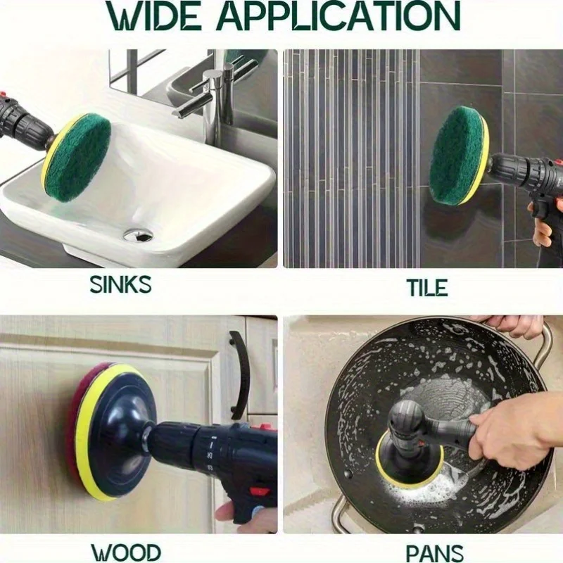 Juego de estropajo de 3 pulgadas con rosca de varilla M10 de 80 mm, 20 discos abrasivos de 3 pulgadas (grano 80/400/800/1500/2000) para metal, madera y plástico