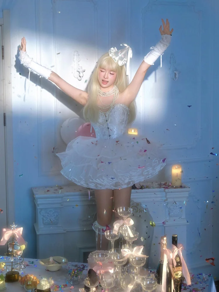 

2026 New Dreamy Princess Style Photography Clothing Korean System Pure Desire Atmosphere Birthday Shooting Portrait Fashionab...