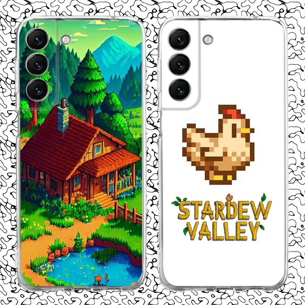 

Stardew Valley Game Phone Case Silicone For Samsung S30,S23,21,22,20 Ultra,S20 FE lite,S10,9,PIus Note20ultra Cover Clear