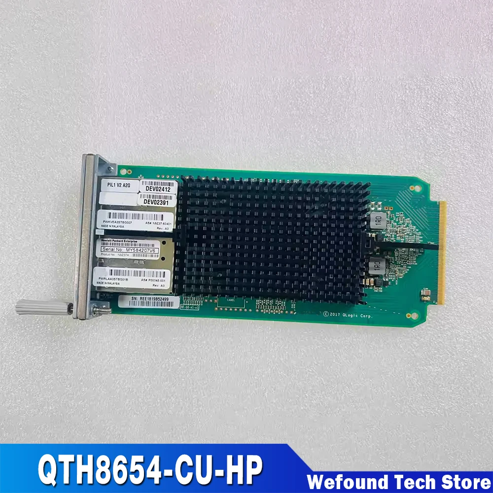 

QTH8654-CU-HP для HPE P00345-001 25Gbe Двухпортовая оптоволоконная 10-гигабитная сетевая карта