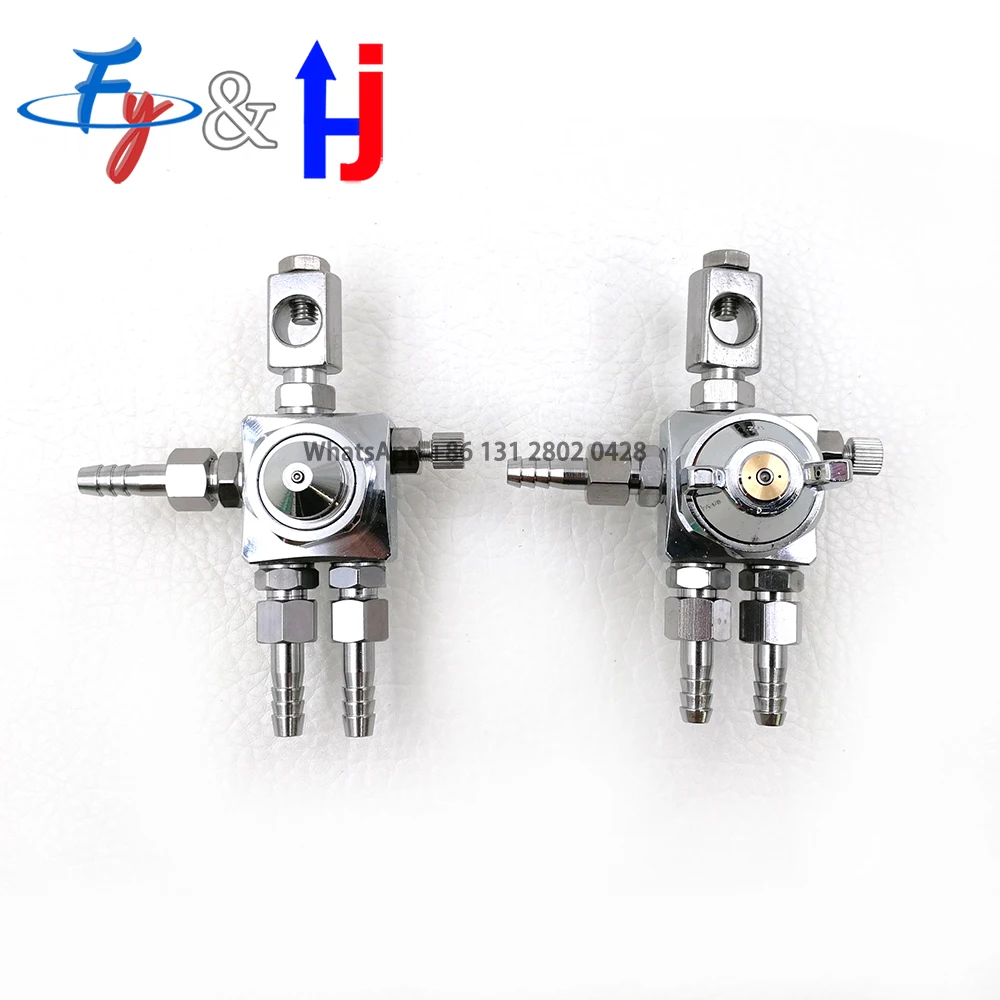 

ST-5/ST-6 Automatic spray Gun 0.5mm 1.0mm 1.3mm 2.0mm Nozzle Low Pressure Water Spray Gun Adjustable Flat Fan/Round Cone Nozzle