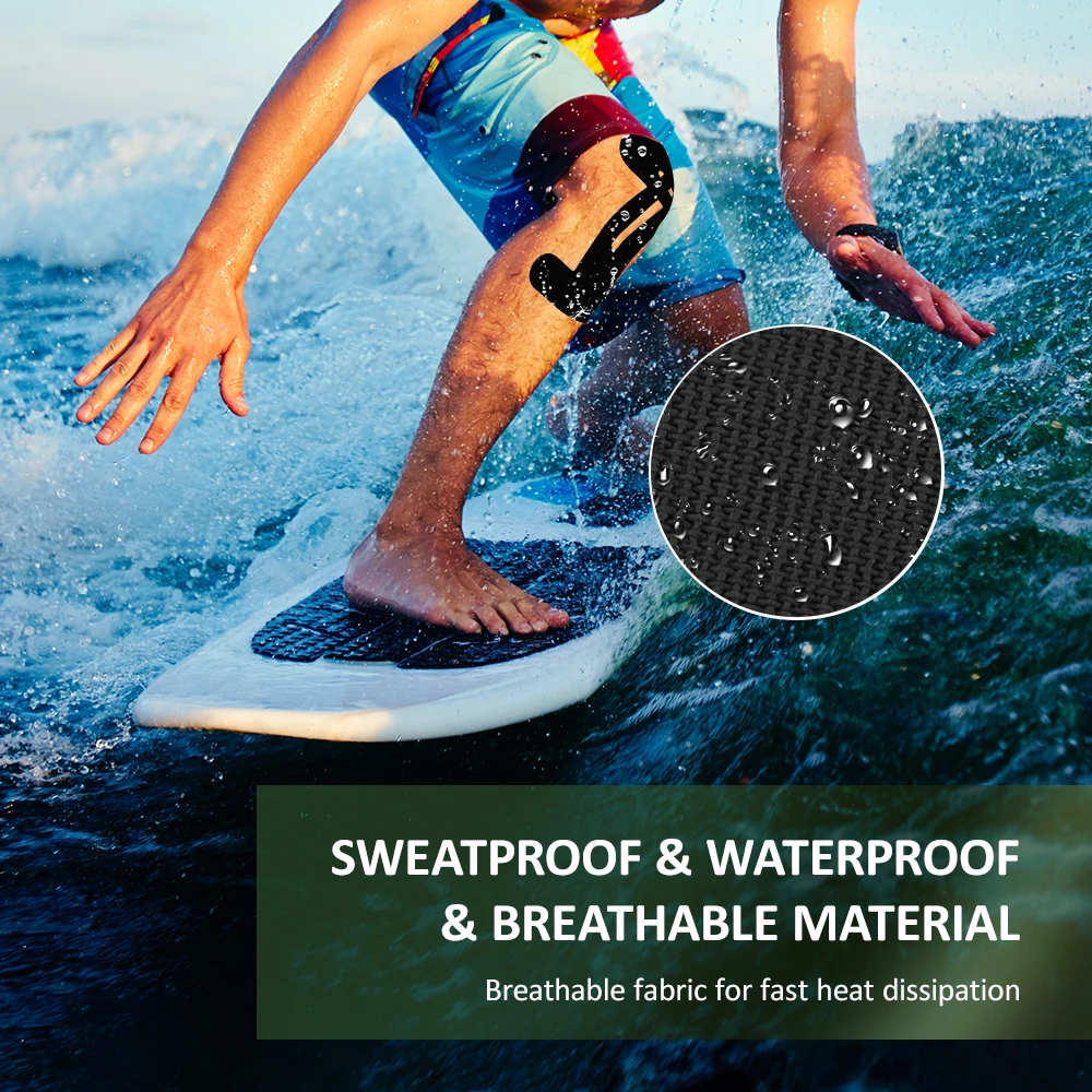 5 STKS elastische kniesteuntape - voorgesneden kinesiologie-kniestickers voor stabiliteit en gewrichtsbescherming, ademend en hypoallergeen