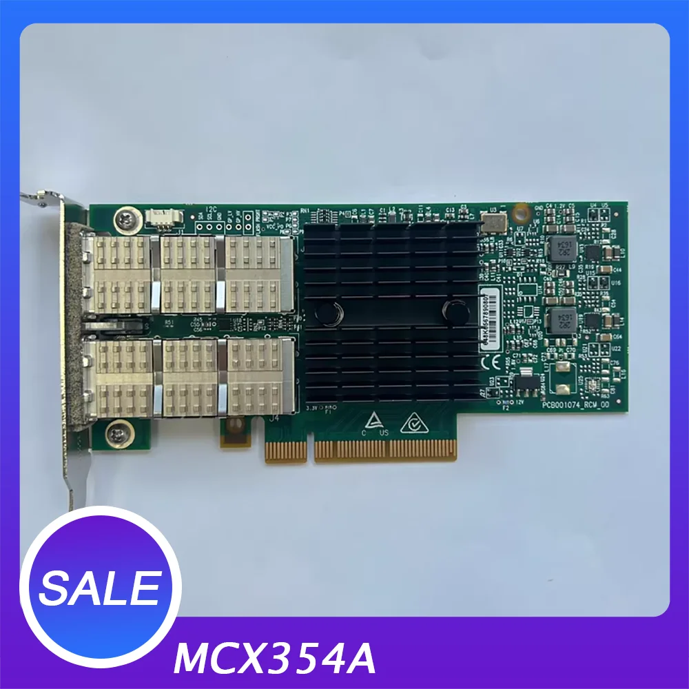 

Network card with double electrical ports 40G connectX-3 7046442 MCX354A