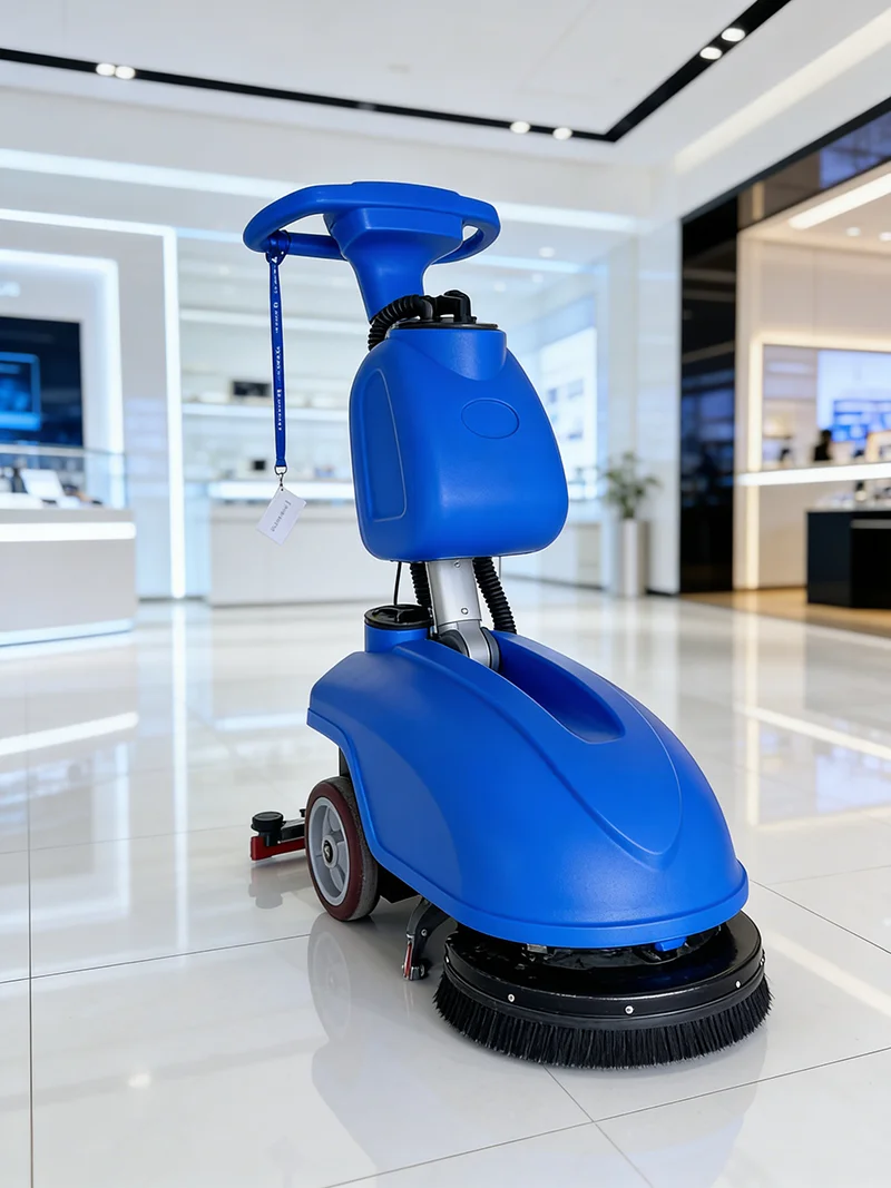 Floor Scrubber Machine Commercial Scrubber Dryer with Lithium Battery for Long Runtime Large Area