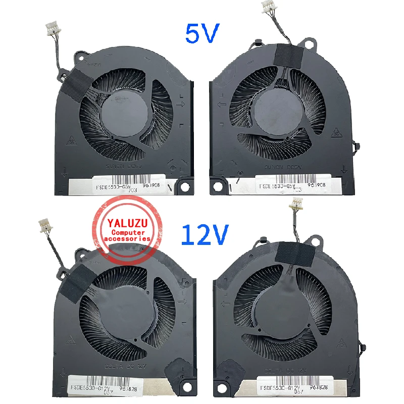 New Laptop CPU GPU Cooling Fan For Dell G15 5530 2023 Year