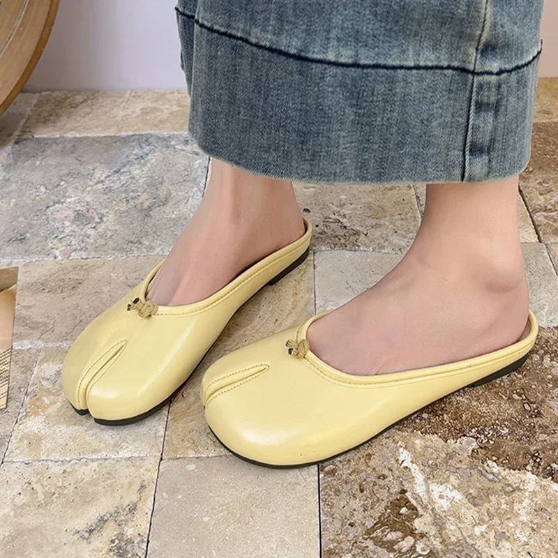 

Mules Shoes Women Slippers Summer 2025 New Designer Ballet Flats Sandals Woman Dress Casual Sport Slides Zapatos De Mujer