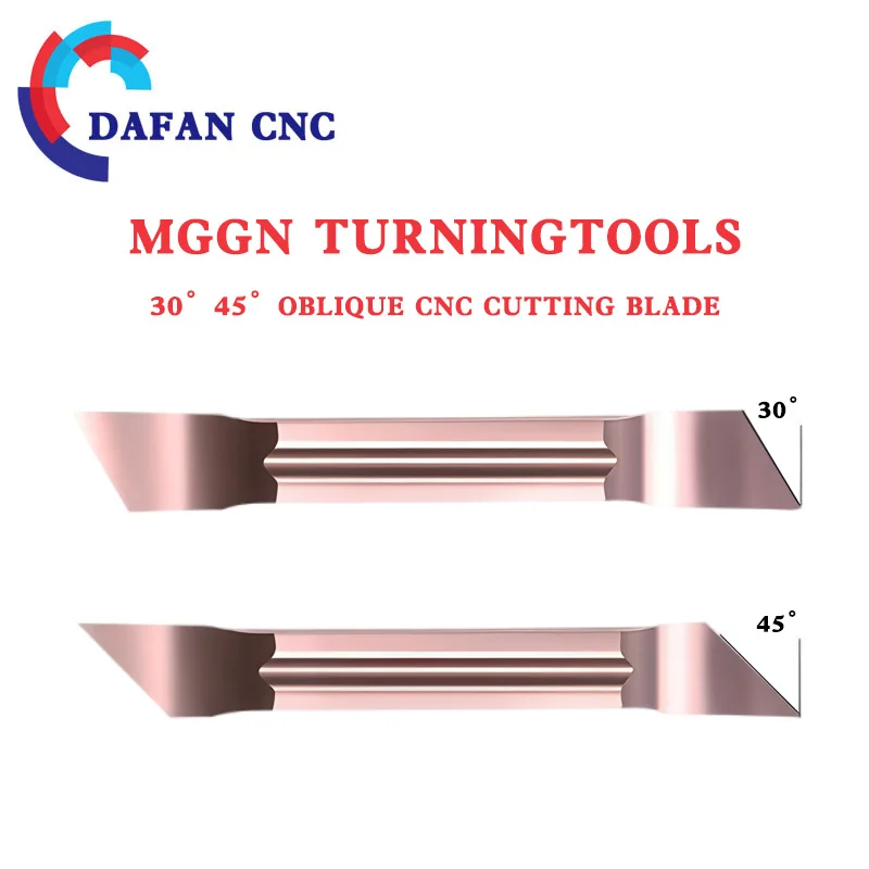 High Precision Carbide Lathe Inserts MGGN200l-30 R-45, MGGN150l-8/15 R-8/15 for Stainless Steel Grooving, Durable Cutting Tools