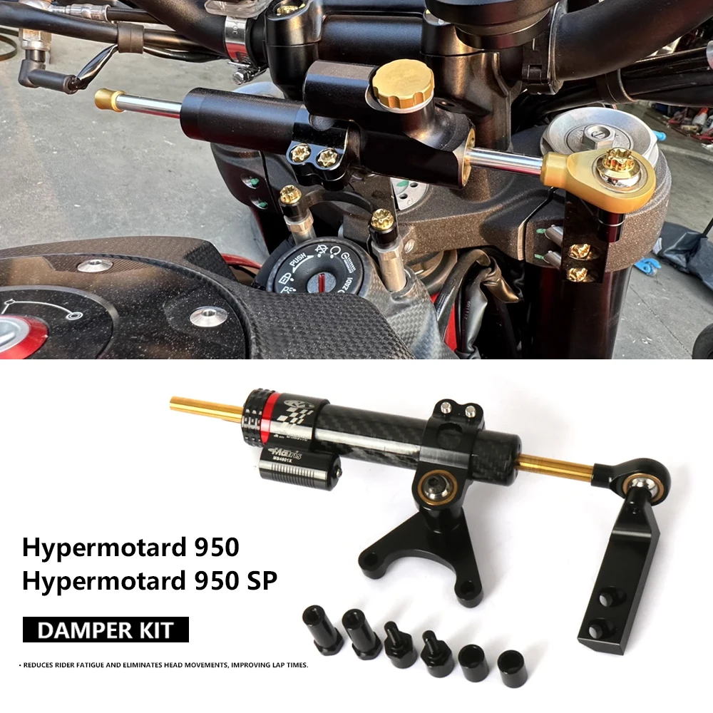 

Motorcycle Accessories For Ducati Hypermotard 950 HYPERMOTARD 950 SP 2016-2018 Steering Damper Stabilizer Bracket Kit Red Black