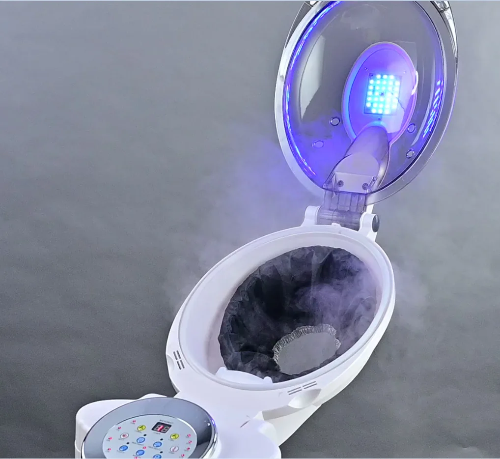 

Professional Ultrasonic Micromist O3 Ozone Hair Care Nano Steamer Machine for Head Spa