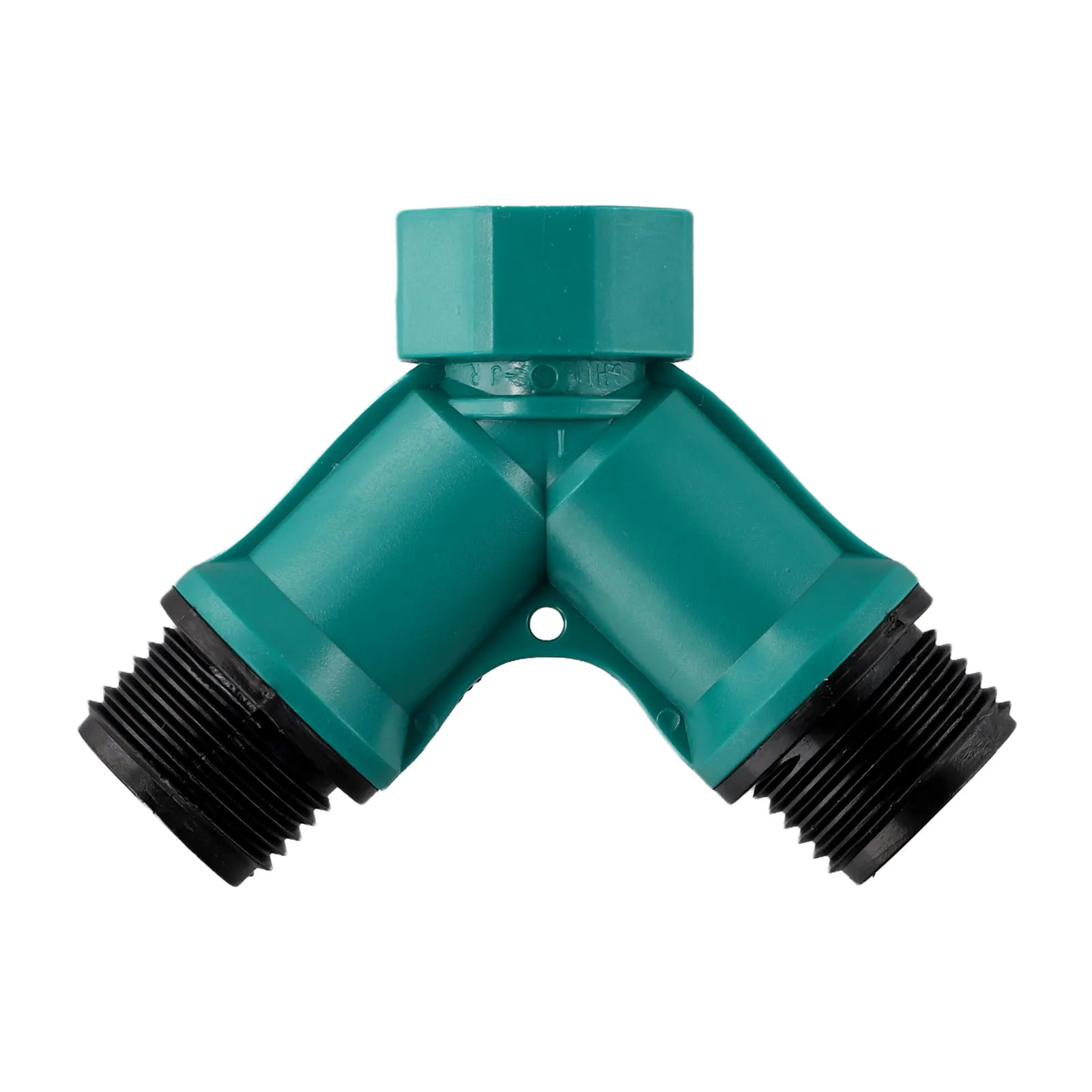 Y Type 2 Outlet Hose Splitter for Outdoor Tap with ABS Material and Independent Rotary Switches for Flow Management