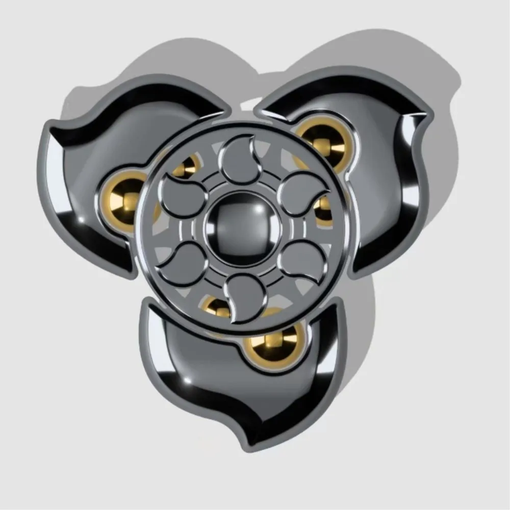 KillAll Ongelukkige EDC Zhuozhuo Rvs Gepolijst Fidget Spinner Fidget Speelgoed Voor Volwassenen Angst Relief Gadgets