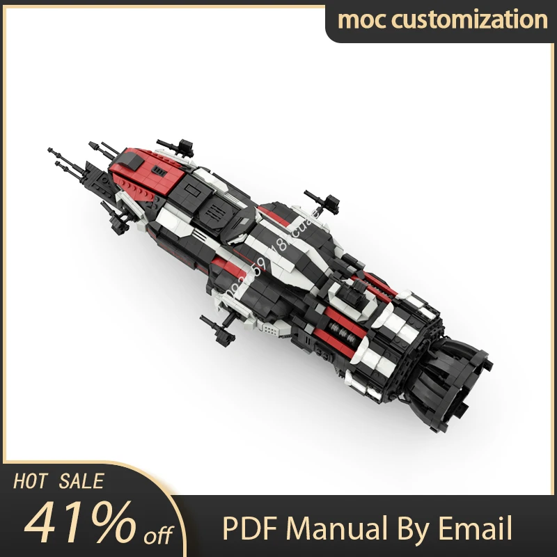 

НОВЫЙ 1853 шт. Rocinante S4-местный космический корабль, космический корабль, креативная детская кирпичная игрушка, здание на день рождения, праздничный подарок, блоки