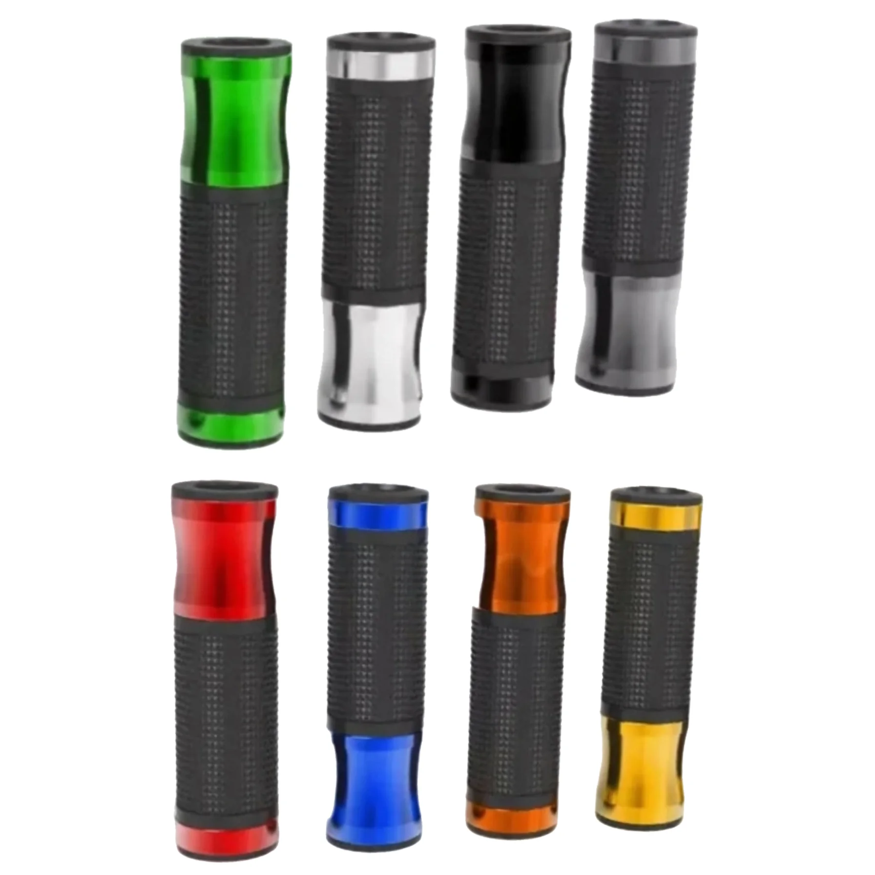 Motorcycle CNC Handlebar 7/8 Inch Grips Pedal Biker Scooter Modified Throttle Turn Grip - Aluminum Alloy Durable Custom Handle