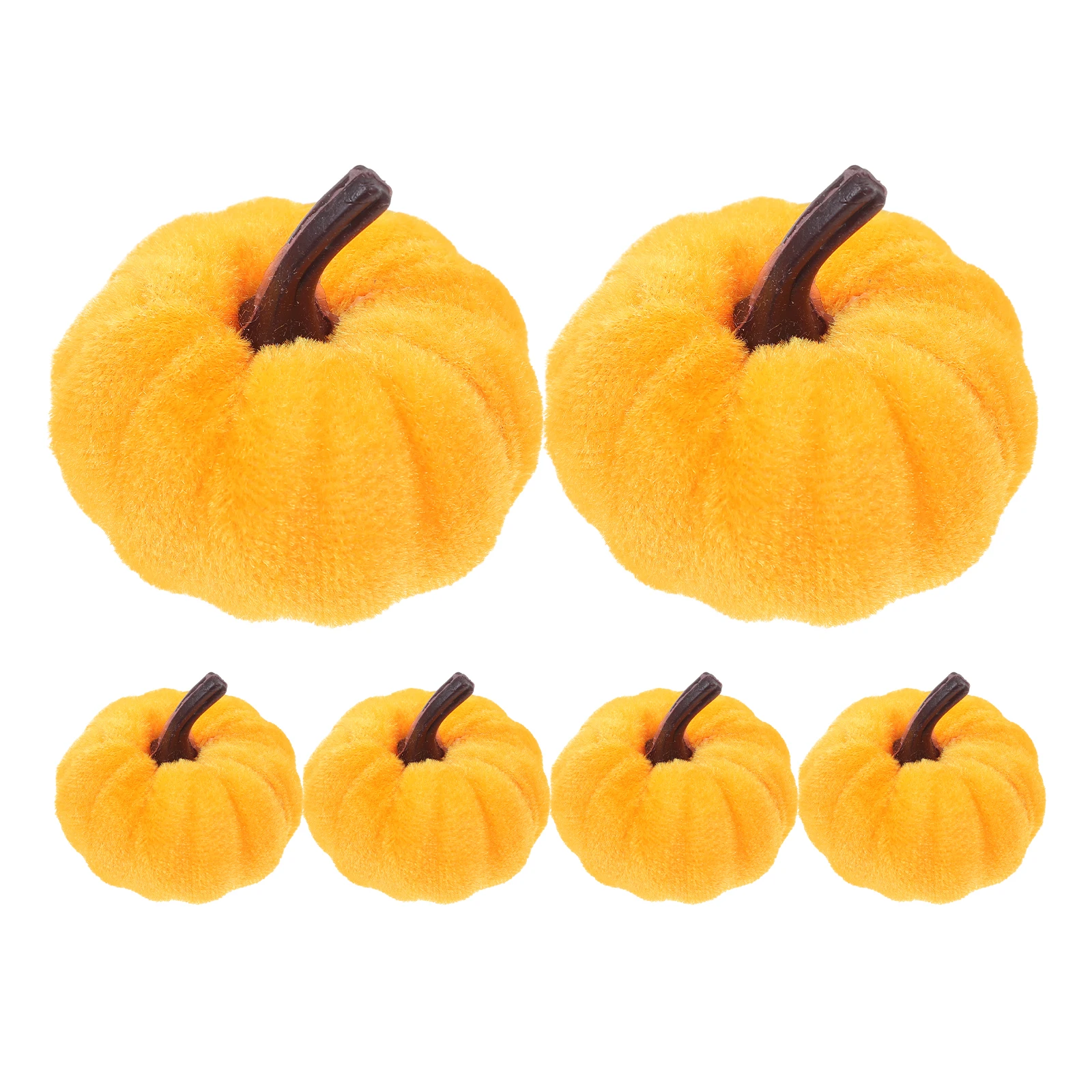 

6 Pcs Modern Pumpkin Decorations Home Pumpkins for Fall Table Centerpieces