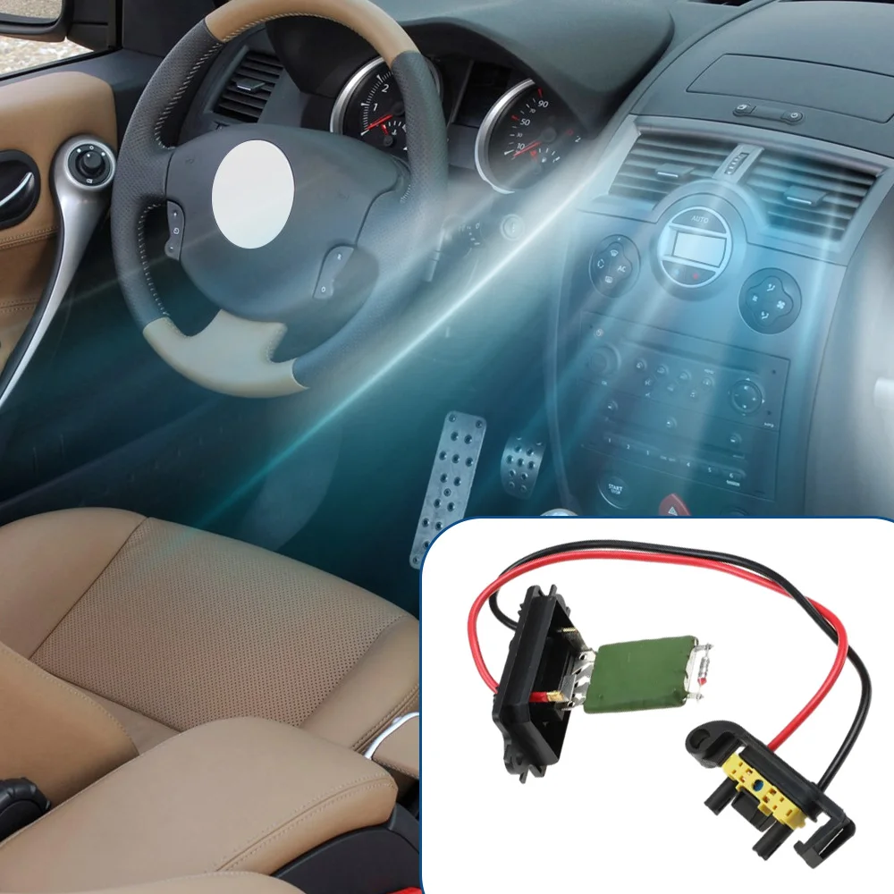 

Car Heater Blower Motor Resistor Replacement for Renault Megane MK II 2002 2003 2004 2005 2006 2007 2008 7701207716 8200729298