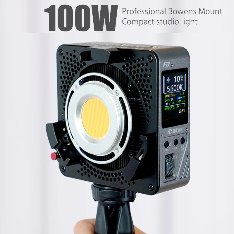 Imagem -02 - Feidu-luz Led Portátil Fd100d 100w Cob 2700k5600k Iluminação de Fotografia Fotografia ao ar Livre Filmagem Luz de Bolso Portátil fd