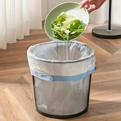 5 Rolls, 75pcs, Small Drawstring Trash Bags 15.14 L, Plastic Garbage Can Trash Can Liners 15-liter For Bathroom Restroom