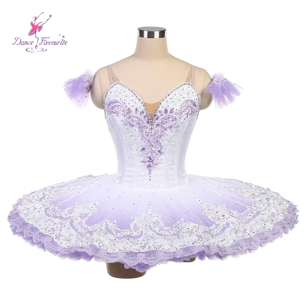 جديد أومبير الأرجواني المهنية فطيرة الباليه توتو ل YAGP المنافسة الباليه توتو الأبيض والأرجواني توتو B25616 #1