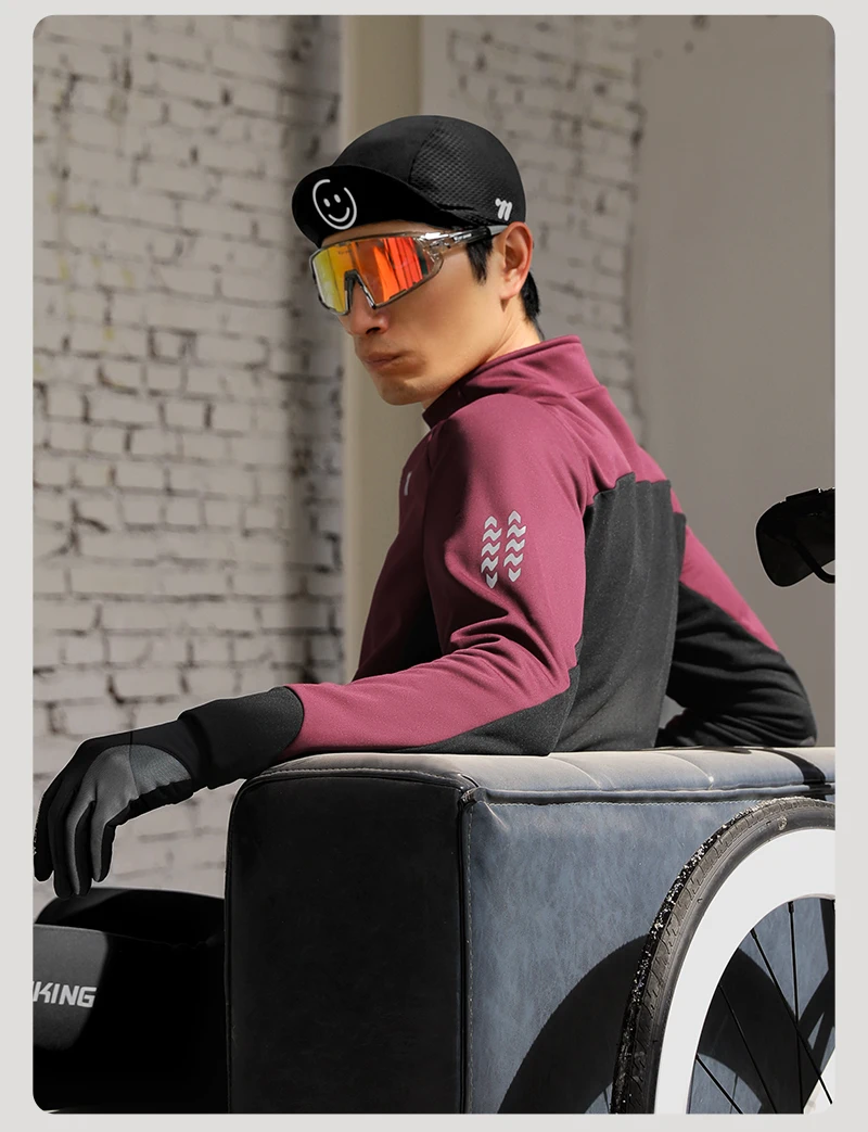 WEST RADFAHREN Männer Halten Warme Radfahren Jacke Winter Herbst Winddicht Thermische Fleece Fahrrad Mantel Wärme Lagerung Windjacke Fahrrad Jacke – Detail 28